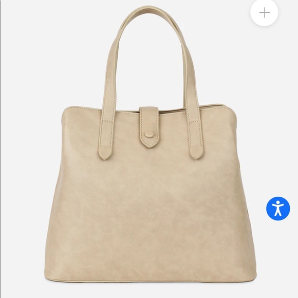 Fawn Design Handbags - Fawn Design Satchel Taupe Diaper bag Mandi Nelson